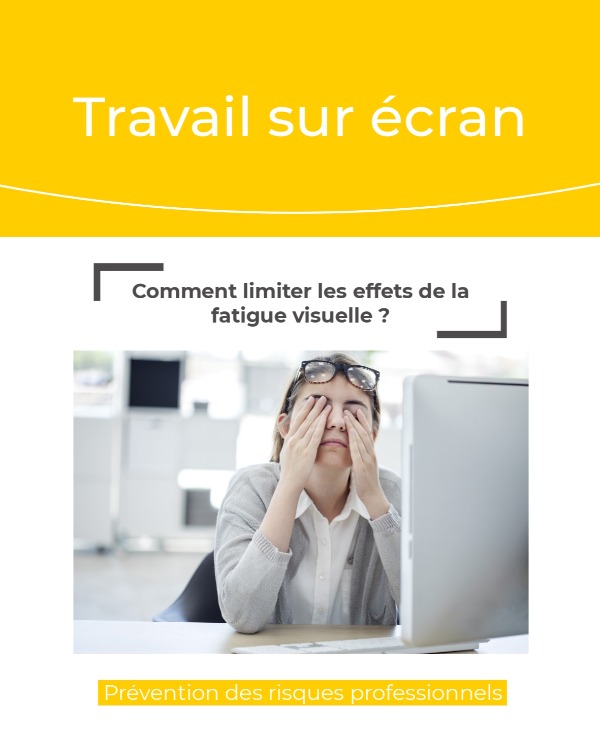 Travail sur écran : comment limiter les effets de la fatigue visuelle ? 